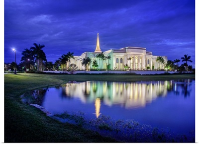 Fort Lauderdale Florida Temple, Reflection on the Lake, Davie, Florida