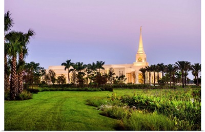 Fort Lauderdale Florida Temple, Sunrise on the Lawn, Davie, Florida