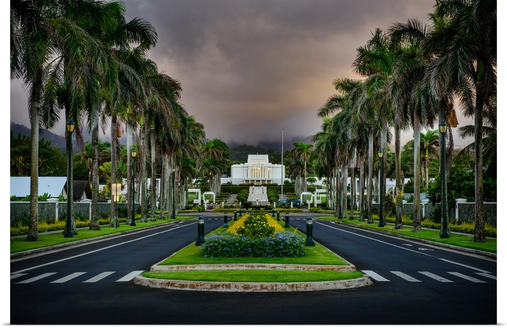 The Laie Hawaii Temple was the fifth operating temple and the first to be built in Hawaii. It's exterior was made by combi...