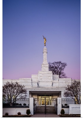 Memphis Tennessee Temple, Spire at Sunrise, Bartlett, Tennessee