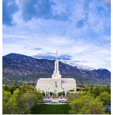 Mount Timpanogos Utah Temple and Namesake, American Fork, Utah