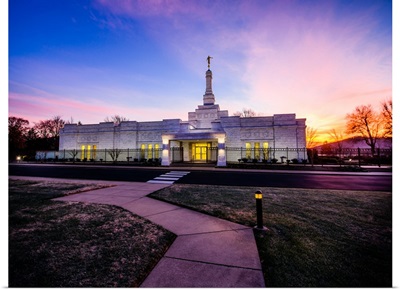 Nashville Tennessee Temple, Path at Sunrise, Franklin, Tennessee