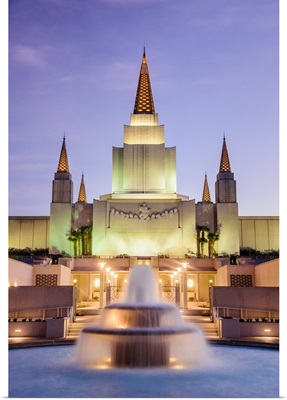 Oakland California Temple, Fountain, Oakland, California