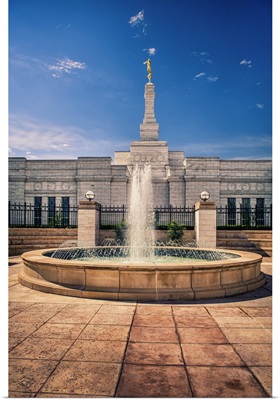 Oklahoma City Oklahoma Temple Fountain, Yukon, Oklahoma