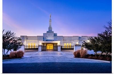 Oklahoma City Oklahoma Temple, Twilight, Yukon, Oklahoma