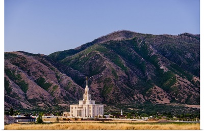 Payson Utah Temple, Mountains, Payson, Utah