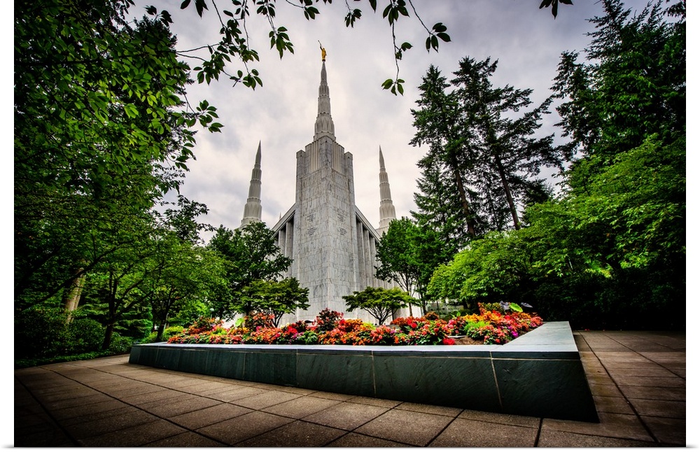 The Portland Oregon Temple was the first to be built in Oregon and its stunning exterior is composed of white marble and g...