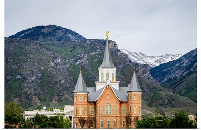 Provo City Center Temple and Moutains, Provo, Utah