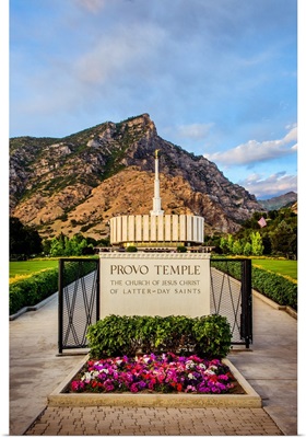 Provo Utah Temple, Sign, Provo, Utah