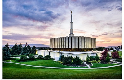 Provo Utah Temple, Sunrise, Provo, Utah