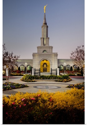 Sacramento California Temple, Entrance and Garden, Rancho Cordova, California