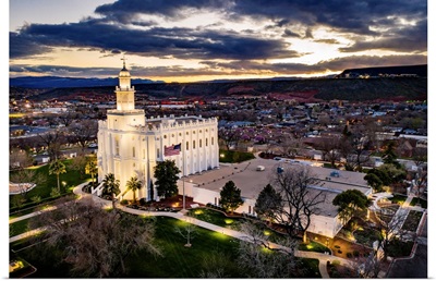 Saint George Utah Temple, Evening, St. George, Utah