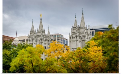 Salt Lake Temple, Above the Fall, Salt Lake City, Utah