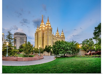 Salt Lake Temple, From Afar, Salt Lake City, Utah