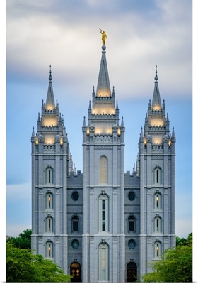 Salt Lake Temple, Just Before Sunset, Salt Lake City, Utah
