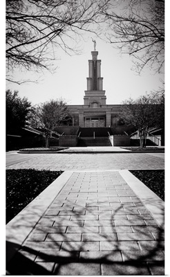 San Antonio Texas Temple, Black and White, San Antonio, Texas