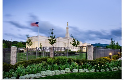 Spokane Washington Temple, Waving Flag, Spokane, Washington