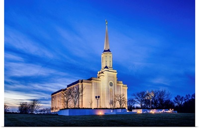 St. Louis Missouri Temple, Blue Skies, Town and Country, Missouri