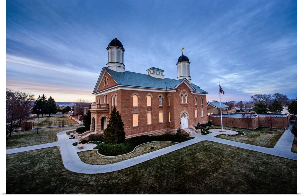 The Vernal Utah Temple is located in the Ashley Valley landscape, which is considered a historic landmark. The temple is s...
