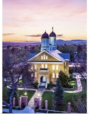 Vernal Utah Temple, Sunrise, Looking Westward, Vernal, Utah