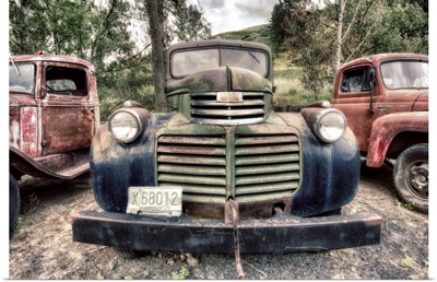 Abandoned trucks in the Palouse, Washington