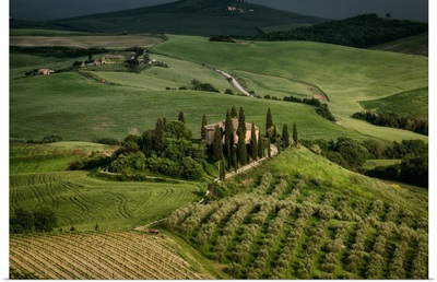 Belvedere in the Tuscan countryside in Italy