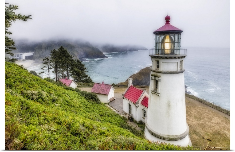Heceta Lighthouse on the Oregon Coast.