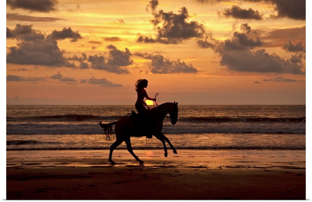 Horseback Sunset, Costa Rica