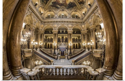 Inside the Grand Opera, Paris, France