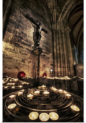 Inside the Notre Dame Cathedral