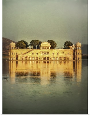 Jal Mahal floating water palce in Jaipur, India