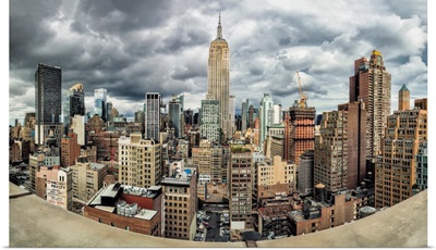 Panorama of New York City and the Empire State Building
