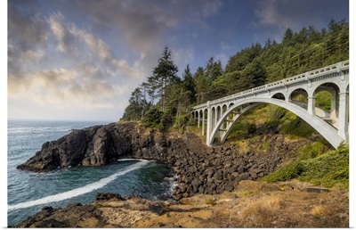 Rocky Creek Bridge On The Oregon Coast