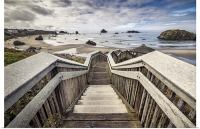 Stairway To Heaven In Bandon On The Oregon Coast