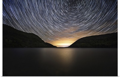 Star Trails Over Acadia National Park
