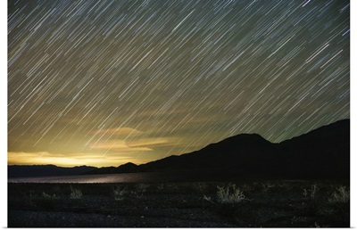 Star trails over Death Valley National Park