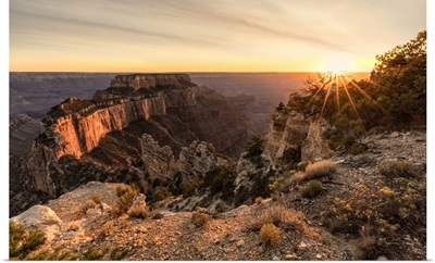 Sunset at the North Rim of the Grand Canyon