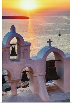 Sunset in Oia, Santorini, Greece