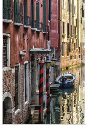 The colorful canals of Venice, Italy