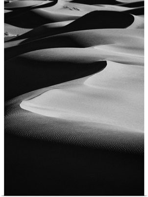 The Mesquite sand dunes in Death Valley National Park