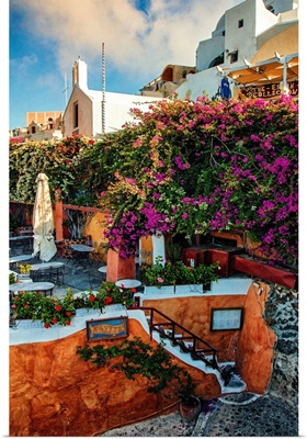 The town of Oia, Santorini, Greece