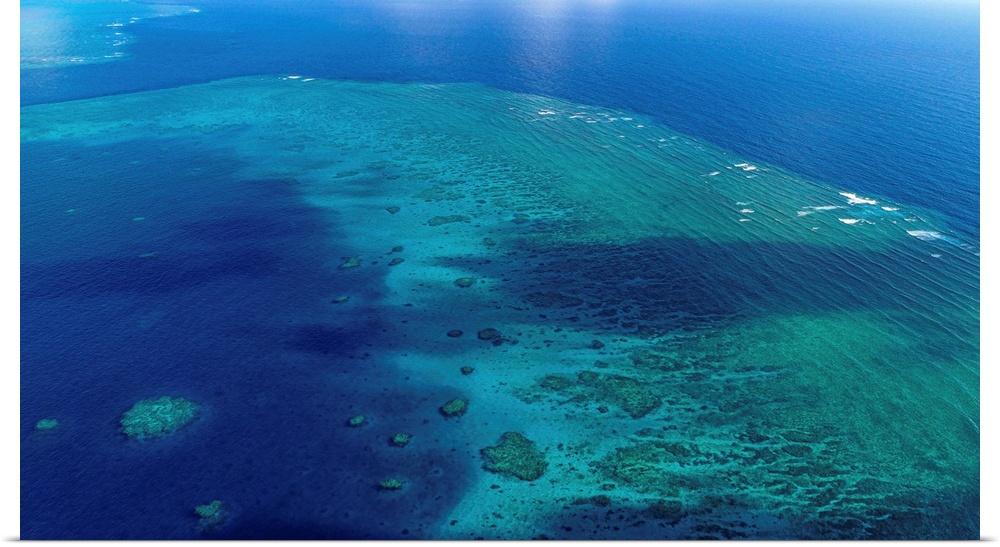 Aerial View Of The Great Barrier Reef In Australia
