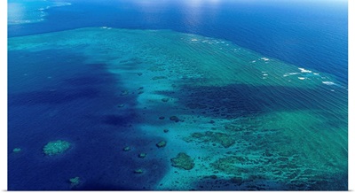Aerial View Of The Great Barrier Reef In Australia