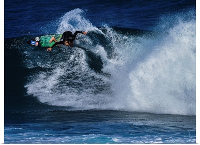 Flynn Novak surfing at Rocky Point, North Shore, Oahu, Hawaii