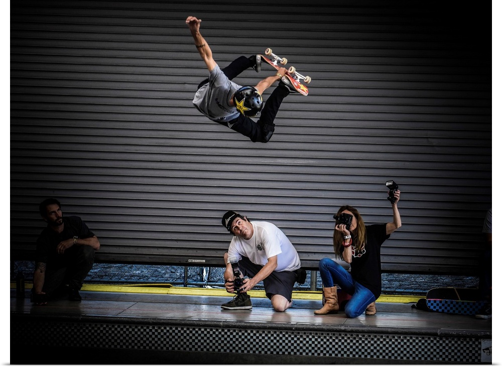 Legendary skateboarder Bucky Lasek, big method air at the vans skatepark. Location: Vans Skatepark.