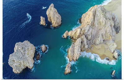 Stunning Aerial view of the Cabo arch