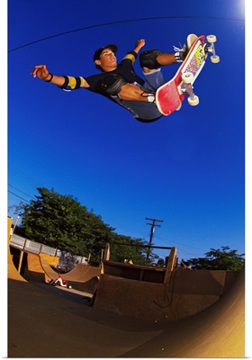 Vintage Photo Of Omar Hassan Ripping In SoCal, 1989