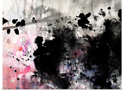 Black and Pink Abstract