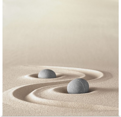 Buddhism Stones Ying Yang For Relaxation Balance And Harmony Spirituality
