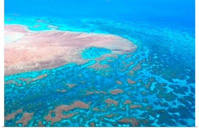 Great Barrier Reef, Cairns Australia, seen from above